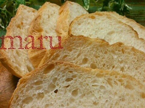 減塩対応☆HB生地で中力粉の簡単♡フランスパン♡